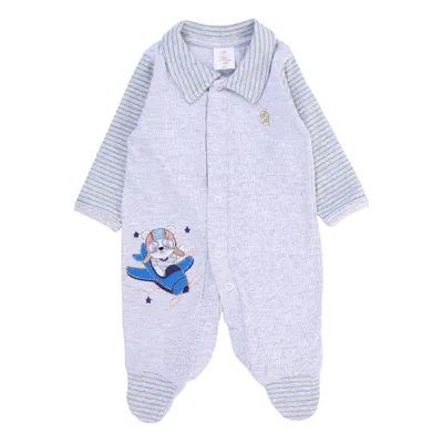 Macacão Longo Bebê Presente De Anjo Bordado Urso Avião Macacão Longo Bebê Presente De Anjo Bordado Urso Avião