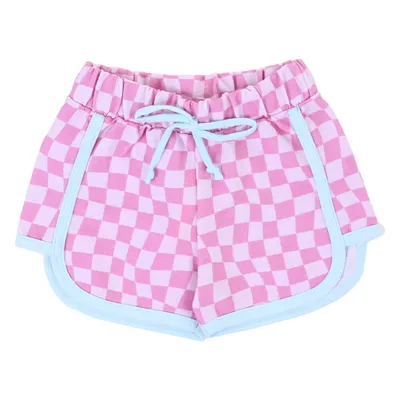 Shorts Infantil Kookabu Moletom Estampa Quadriculada Shorts Infantil Kookabu Moletom Estampa Quadriculada