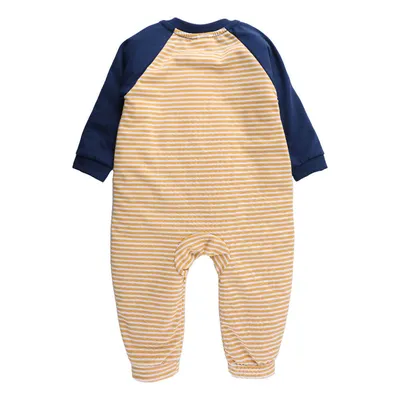 Macacão Longo Bebê Din Don Jardineira Com Bordado Carro