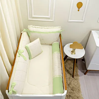 Kit Berço Balu Baby Elegância Province - 05 Peças