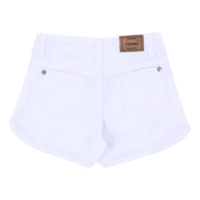 Shorts Infantil Kookabu Em Sarja Básico Liso Shorts Infantil Kookabu Em Sarja Básico Liso