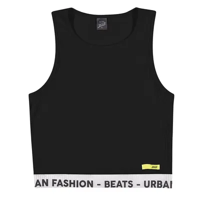 Blusa Regata Beats Juvenil Malha Canelada