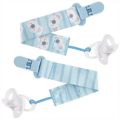 Kit Prendedor De Chupeta Buba Coala - 2 Peças Kit Prendedor De Chupeta Buba Coala - 2 Peças