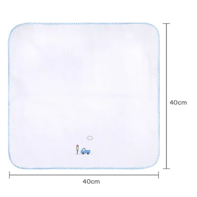 Kit Pano De Boca Bordados Papi Carros Coloridos - 3 Peças Kit Pano De Boca Bordados Papi Carros Coloridos - 3 Peças