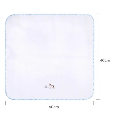 Kit Pano De Boca Bordados Papi Cavalinho - 3 Peças Kit Pano De Boca Bordados Papi Cavalinho - 3 Peças