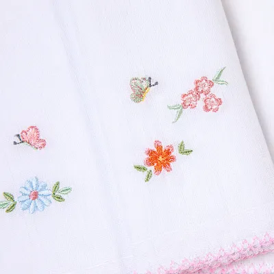 Kit Fralda Bordados Papi Florzinha - 3 Peças