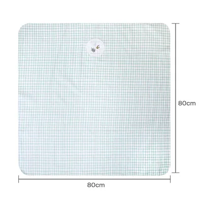 Kit Cueiro Bordados Papi Flanelado Fundo Do Mar - 3 Peças