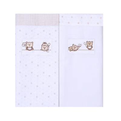 Kit Cueiro Bordados Papi Manta Ted Balão - 2 Peças