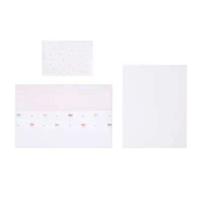 Jogo Lençol Berço Americano Papi Libélula - 3 Peças Jogo Lençol Berço Americano Papi Libélula - 3 Peças