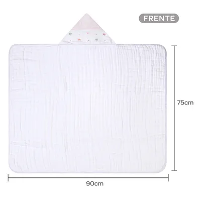 Toalha Com Capuz Bordados Papi Soft Libélula