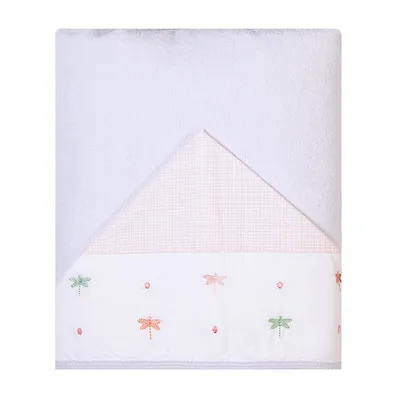 Toalha Com Capuz Bordados Papi Atoalhada Libélula