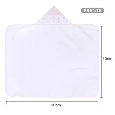 Toalha Com Capuz Bordados Papi Felpuda Libélula