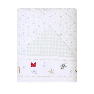 Toalha Com Capuz Bordados Papi Felpuda Fundo Do Mar