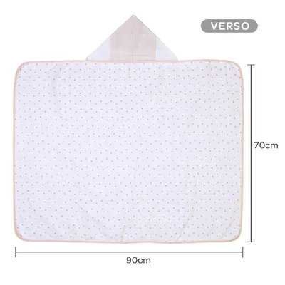 Toalha Com Capuz Bordados Papi Felpuda Ted Balão