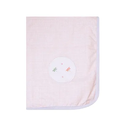 Manta Bordados Papi Flanelada Dupla Face Libélula Manta Bordados Papi Flanelada Dupla Face Libélula