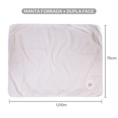 Manta Bordados Papi Flanelada Dupla Face Ted Balão Manta Bordados Papi Flanelada Dupla Face Ted Balão