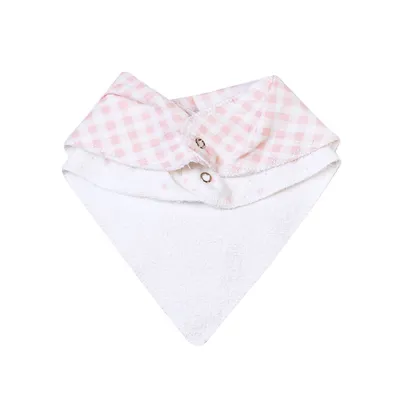 Kit Babador Bandana Bordados Papi Flanelado - 2 Peças