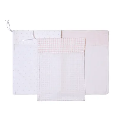 Kit Saquinho Maternidade Bordados Papi - 3 Peças