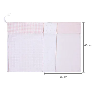 Kit Saquinho Maternidade Bordados Papi - 3 Peças