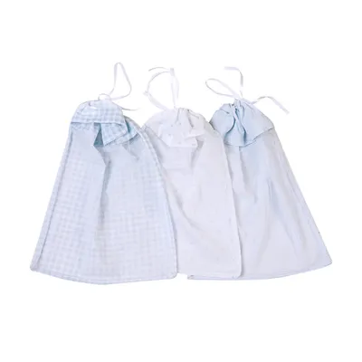 Kit Saquinho Maternidade Bordados Papi - 3 Peças