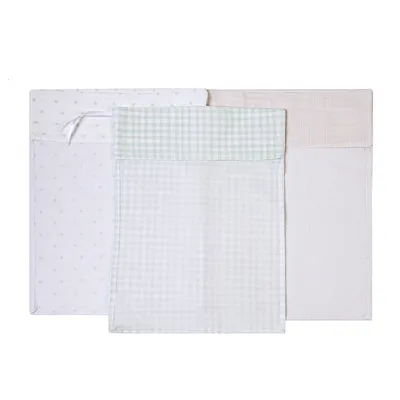 Kit Saquinho Maternidade Bordados Papi - 3 Peças