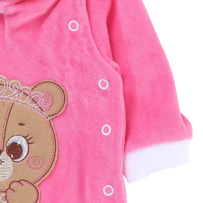 Macacão Longo Bebê Presente De Anjo Plush Ursa