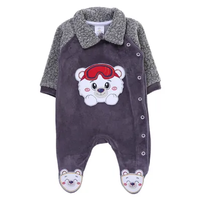 Macacão Longo Bebê Presente De Anjo Plush Urso