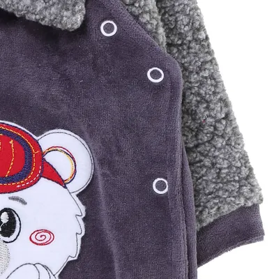 Macacão Longo Bebê Presente De Anjo Plush Urso