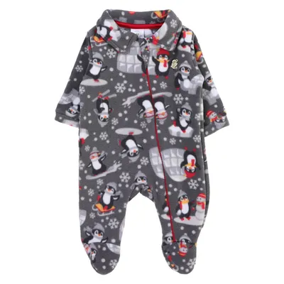 Macacão Longo Bebê Presente De Anjo Soft Pinguim