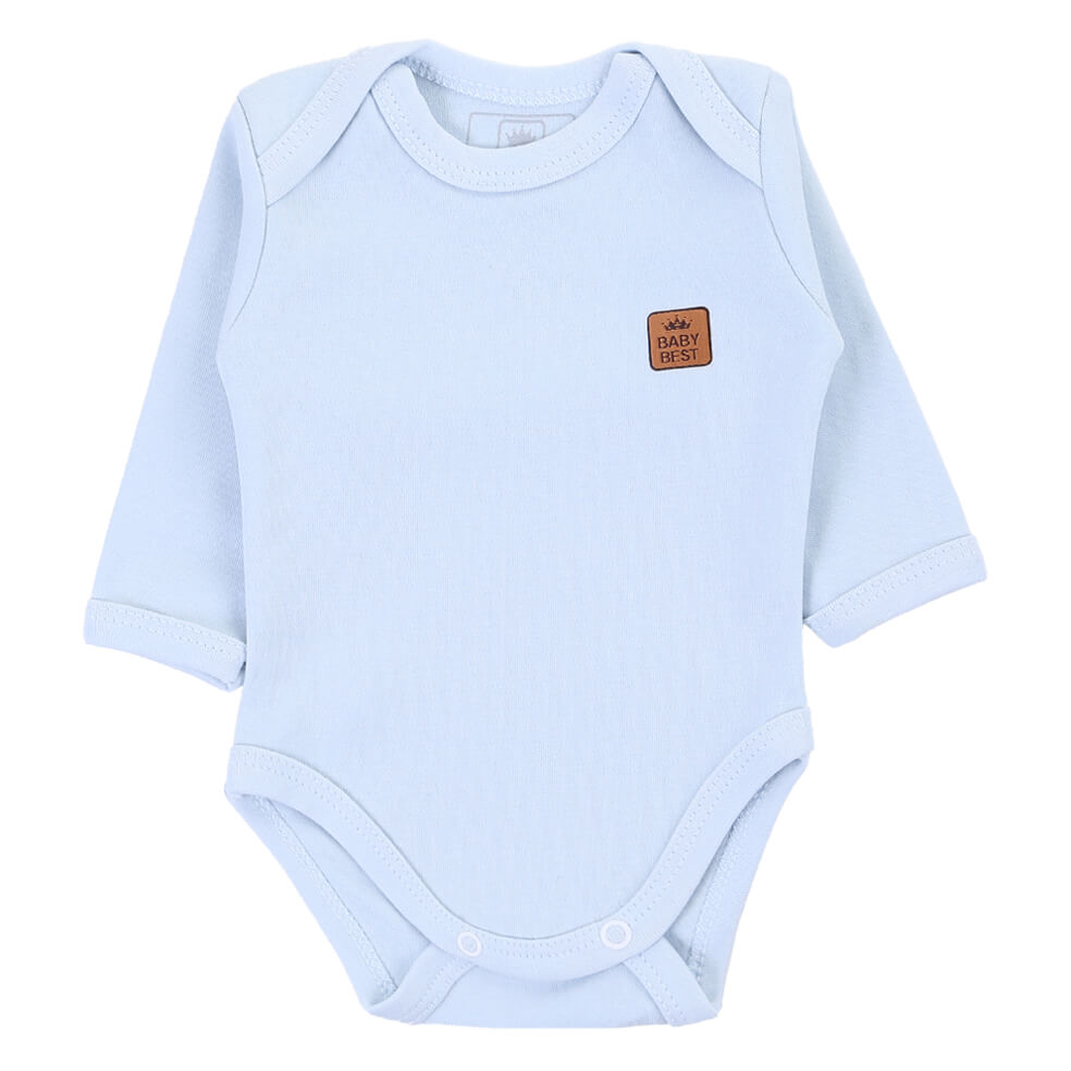 Kit Body Manga Longa Baby Best Algodão Egípcio Peças