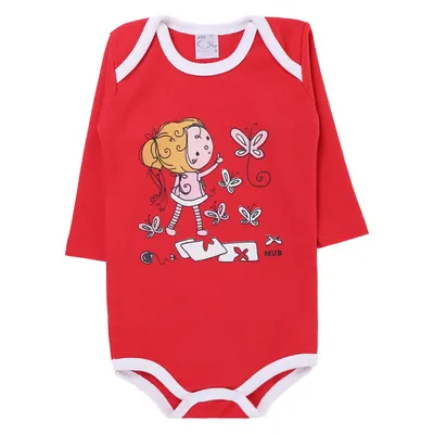 Kit Body Manga Longa Infantil Mub Estampado - 3 Peças Kit Body Manga Longa Infantil Mub Estampado - 3 Peças