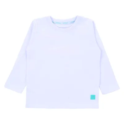 Camiseta Manga Longa Infantil Kookabu Meia Malha Básica