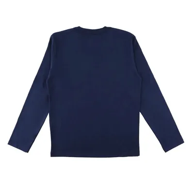 Camiseta Manga Longa Juvenil Okyside Meia Malha Básica