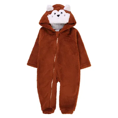 Pijama Macacão Infantil Sonho Meu Pelúcia Fleece Raposa Pijama Macacão Infantil Sonho Meu Pelúcia Fleece Raposa