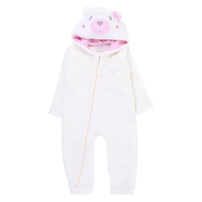 Pijama Macacão Infantil Sonho Meu Pelúcia Fleece Ursinha