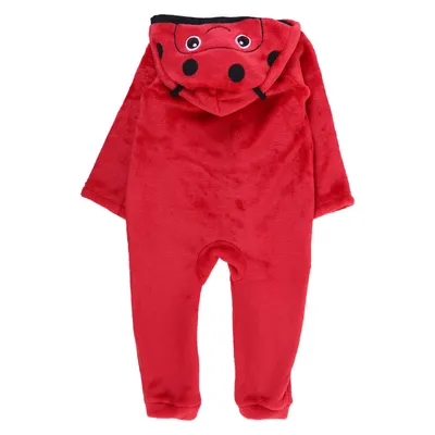 Pijama Macacão Infantil Sonho Meu Pelúcia Fleece Joaninha