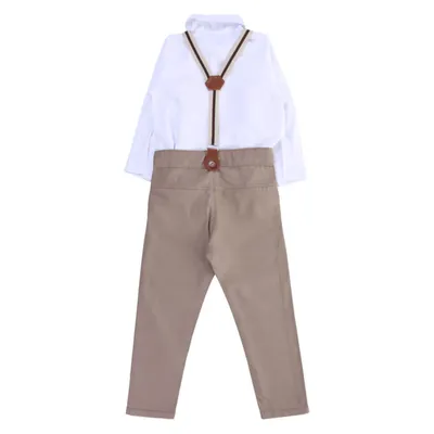 Conjunto Infantil Gijo Kids Com Gravata E Suspensório Conjunto Infantil Gijo Kids Com Gravata E Suspensório
