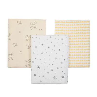 Cueiro Papi Compose Flanelado 80 x 80 - 03 peças