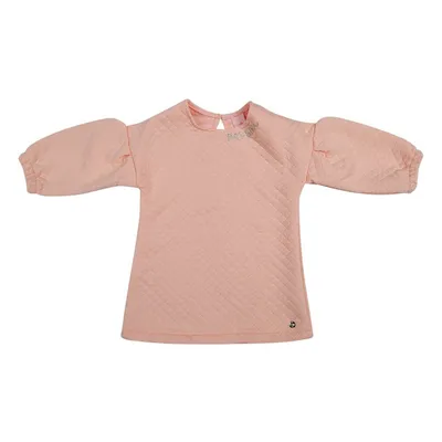 Vestido Infantil Color Mini Matelassê Manga Longa Vestido Infantil Color Mini Matelassê Manga Longa
