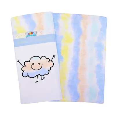 Kit Cueiro Minasrey Mini Herdeiros Com 02 Unidades Be Happy Azul