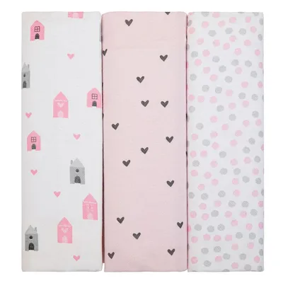 Cueiro Flanelado Papi Composê Estampado  03 Peças