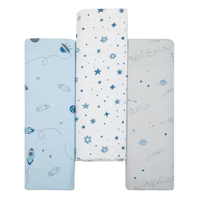 Cueiro Flanelado Papi Composê Estampado  03 Peças