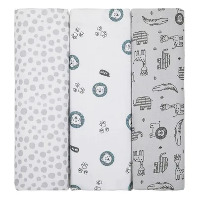 Cueiro Flanelado Papi Composê Estampado 03 Peças