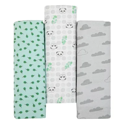 Cueiro Flanelado Papi Composê Estampado 03 Peças