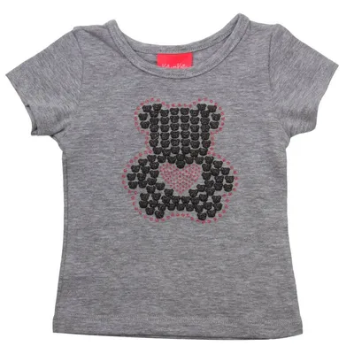 Conjunto kely Kety Blusa Estampa Ursinha Corações + Short Conjunto kely Kety Blusa Estampa Ursinha Corações + Short