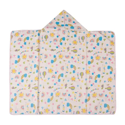 Toalha Felpuda Papi Karinho Capuz Estampa Solzinho Toalha Felpuda Papi Karinho Capuz Estampa Solzinho