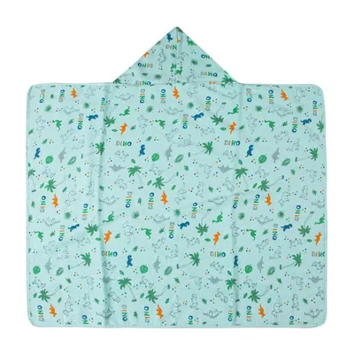 Toalha Felpuda Papi Karinho Capuz Estampa Dinossauros Toalha Felpuda Papi Karinho Capuz Estampa Dinossauros