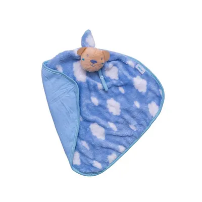 Naninha De Microfibra Nuvem Azul Baby Joy Naninha De Microfibra Nuvem Azul Baby Joy