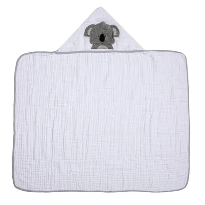 Toalha Soft Capuz De Centro Papi Friends Bordado Coala Toalha Soft Capuz De Centro Papi Friends Bordado Coala