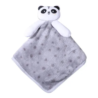 Naninha De Microfibra Papi Friends Aplicação Panda Naninha De Microfibra Papi Friends Aplicação Panda
